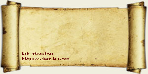 Jabuka Aleksandrić vizit kartica